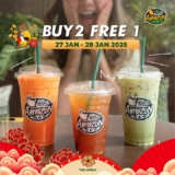 Buy 2 Get 1 Free at Café Amazon – Celebrate the Year of the Snake!