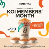 KOI Member Month: Get Free Golden Bubble Topping Daily in February 2024!