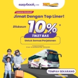 Save 10% on Top Liner Bus Tickets with Easybook – Limited Time Offer!