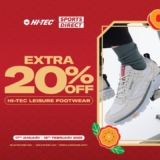 Step Into Comfort & Style: Enjoy 20% Off Hi-Tec Footwear This Chinese New Year at Sports Direct Malaysia!