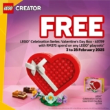 Celebrate Valentine’s Day with a FREE LEGO® Valentine’s Day Box – Limited Time Offer!