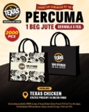 Celebrate Texas Chicken’s 100th Branch in Malaysia with Exclusive Tote Bag Giveaway – Limited Time Offer!