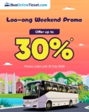 Plan Your Long Weekend with BusOnlineTicket: Enjoy 20% OFF + 10% Cashback (Until Feb 2025)