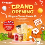 Celebrate the Grand Opening of Taman Molek, JB with Bing Xue Malaysia – Refreshing Treats Await!