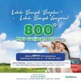 Drive & Earn: Get Up to 800 PLUSMiles Rewards Points with RM15 Toll Spend on PLUS Highways – Limited Time Offer!