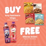 Double the Value, Double the Yum: Grab Free Drinks & Noodles with Your Favorite Snacks at FamilyMart!