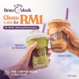 Brew O’Clock is Back! Enjoy RM1 Cham Latte Deals at Coffee Bean – Limited Time Offer!