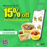 Enjoy Up to 15% OFF on D’Laksa Group Orders on Grab – Limited Time Offer!