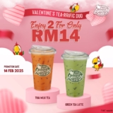 Cafe Amazon Sweet Sips for Two: Enjoy Thai Milk Tea & Green Tea Latte for Just RM14 This Valentine’s Day