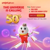 Fly Further for Less: Vietjet’s 50% Off Tickets for 2025 Spring Travel – Book Now!