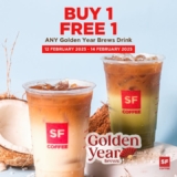 San Francisco Coffee Golden Year Brews Buy 1 Free 1 Deal: Sip & Save This February 2025!