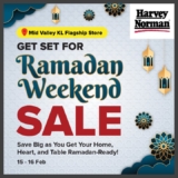 Harvey Norman Malaysia’s Ramadan Weekend Sale: Unmissable Deals & Prizes in February 2024