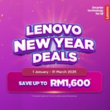 Kickstart 2025 with Lenovo’s New Year Deals: Save Up to RM1600 on Laptops, Tablets, and More!