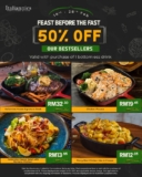 Feast Before The Fast: Enjoy 50% Off Italiannies Bestsellers with Bottomless Drinks in February 2025