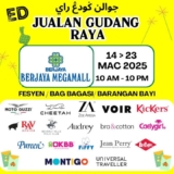 Kuantan Raya Shopping Spree: ED Warehouse Sale at Berjaya Megamall!