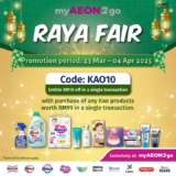 myAEON2go Raya Deal: RM10 OFF Kao Products Until April 2025
