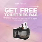 Score Big with Padini: Free Toiletries Bag with Minimum Purchase in April 2025!