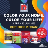 Unleash Your Inner Artist: Up to 46% OFF Nippon Paint at HomePro!