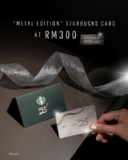 Sleek Starbucks Metal Card Deal: Get RM200 Credit for RM300!