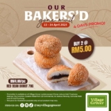 Sweet Treat Alert: Grab 2 Red Bean Donuts for RM5.00 at Village Grocer!