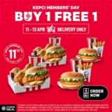 KFC Members’ Day is Back! Enjoy Buy 1 Free 1 Signature Boxes in April 2025