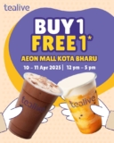 Tealive Kota Bharu Grand Reopening: Buy 1 Get 1 FREE!
