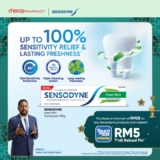 Sensodyne Deal at BIG Pharmacy: Get RM5 Touch ‘n Go Pin!