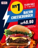 RM1 Bacon Cheeseburger at TGI Fridays Malaysia: Flash Sale Alert! (April 2025)