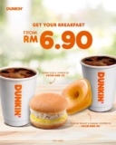 Dunkin’ Malaysia Breakfast Saver Promo: Fuel Your Morning From RM6.90!
