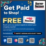 Harvey Norman Malaysia: Get FREE RM50 Voucher at AEON Bukit Tinggi!