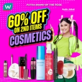 Watsons Malaysia: Get 60% OFF Your 2nd Cosmetics Item (April – May 2025)