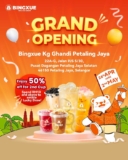 Grand Opening Celebration at Kg Ghandi: Enjoy Exclusive Deals and Tasty Bingxue Drinks!
