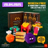 Minecraft Movie Mania: Score FREE Collectibles with McDonald’s Chicken McNuggets!
