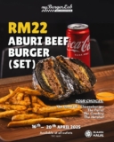 RM22 Aburi Beef Burger Set at myBurgerLab: Limited Time Deal!