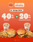 Burger King Save Big on Your Favorite Burgers with Exclusive ShopeeFood BrandDay Deals – Up to 60% Off!