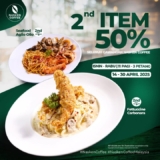 Exciting Limited-Time Offer at Nasken Coffee: 50% Discount on Lunch Menus!