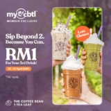 Exclusive MyCBTL Member Promo: Enjoy Your 3rd Drink for Just RM1 This Month!