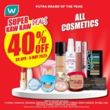 Unlock 40% OFF on All Cosmetics at Watsons – Limited Time Offer for May 2025!