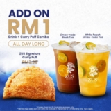 Catch the Wave of Flavor with ZUS Coffee’s Signature Curry Puff Combo!