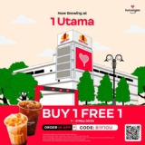 Discover the Exciting Buy One Get One Free Offer at Kenangan Coffee, 1 Utama!