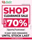 Unbelievable Clearance Sale – Up to 70% Off at LuLu Hypermarket!