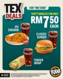 Catch Exciting Tex Deals from Texas Chicken – Limited Time Offer!