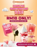 Celebrate Love with Sweet Treats This 520: Limited-Time Offer at Bingxue Malaysia
