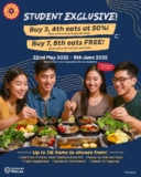 Exciting Student Dining Deals at Seoul Garden from May 22 to June 9, 2025!