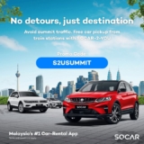 Limited Time Offer: Enjoy Free Car Pickup with SOCAR at MRT and LRT Stations Until May 28, 2025