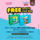 Get Your Free Smurfs Tote Bag with Maru Bakes at myNEWS! August 2025 Limited Time Offer