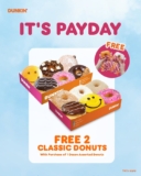 Indulge in Dunkin’s Pay Day Promo: Free Donuts & Iced Coffee this May 2025!