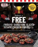 Exciting Offer: Get FREE Signature Glazed Sesame Chicken Strips at TGI Fridays The Curve