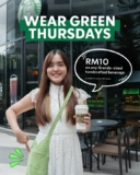 Sip in Style: Limited-Time Wear Green Thursday Deal at Starbucks Malaysia!