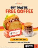 Bask Bear Coffee Enjoy a Free Coffee with Any Toastie Purchase in June 2025 at IOI Mall Kulai